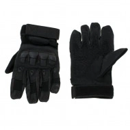 Manusi Tactice cu elemente de protectie, marime L, cu destinatie Moto, ATV, SSV, QUAD, culoare Neagra - Img 4