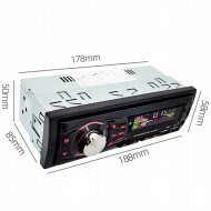 Player Auto, 4 x 50W, model 8021X, cu Radio, MP3, AUX, Card, Telecomanda - Img 4