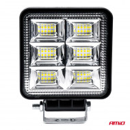Proiector LED pentru Off-Road, ATV, SSV, putere 144W, culoare 6500K, tensiune 9-36V, dimensiuni 110 x 110 x 35 mm - Img 3