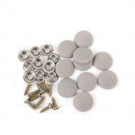 Set 12 clipsuri pentru reparatii tapiterie plafon auto, culoare Gri - Img 3