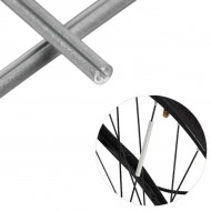 Set 12 ornamente din material reflectorizant pentru spite bicicleta, culoare gri - argintiu - Img 3