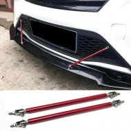 Set 2 Tije din Aluminiu reglabile pentru Consolidare Spoiler, lungime 15cm, culoare Rosu - Img 3