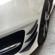 Set 4 buc. aripioare ornamentale bara tuning, culoare carbon - Img 3