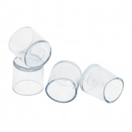 Set 4 buc. protectii anti-zgarieturi picioare scaun, diametru 19mm, culoare transparent - Img 4