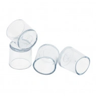 Set 4 buc. protectii anti-zgarieturi picioare scaun, diametru 19mm, culoare transparent - Img 4