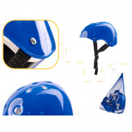 Set Protectie pentru copii, 7 piese, model SKATEBOARD, culoarea Albastra - Img 2