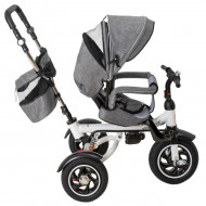 Tricicleta si Carucior pentru copii Premium TRIKE FIX V3 culoare Gri - Img 4
