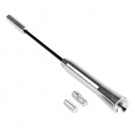 Antena radio auto universala, metalica cu adaptor, ANT05 - Img 1