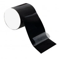 Banda impermeabila pentru reparatii tevi piscina sau instalatii sanitare, dimensiune 150 x 10 cm, culoare neagra - Img 2
