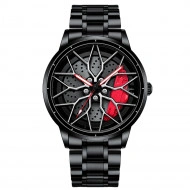 Ceas Sport pentru pasionatii auto, moto, ATV, SSV, model "GT-FORZA 1472", culoare rosu + negru - Img 2