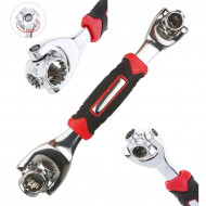 Cheie tubulara universala multifunctionala din metal rezistent, 8-19mm, AVX-AG476B - Img 2