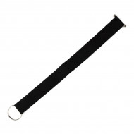 Curea elastica pentru pantaloni de dama, culoare neagra, cu catarama metalica - Img 5