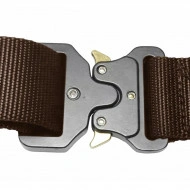Curea Tactica pentru pantaloni, culoare Maro cu catarama Neagra - Img 5