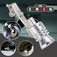 Fluier din aluminiu pentru toba marime L, compatibil cu motoare intre 2000 - 2400 cc - Img 1