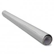 Folie colantare auto Carbon 3D - Argintiu (3m x 1,27m) - Img 2