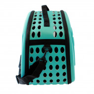 Geanta de transport pentru caine sau pisica culoare Turcoaz marime XXL AG644J - Img 3