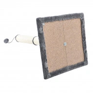 Jucarie interactiva pentru pisici, model stalp cu ciucur, 100cm, culoare bej - Img 5