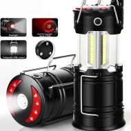 Lampa Turistica LED, 3in1, extensibila, 4 moduri de lucru (cort, tabara, camping, rulota, calatorii, expeditii) - Img 4