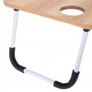 Masa pentru Laptop plianta din MDF, dimensiune 60 x 39,5 cm, cu USB, lampa si ventilator - Img 7