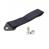 Ornament Racing de tip Curea/Sufa pentru carlig de remorcare, culoare Negru - Img 2