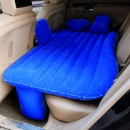 Saltea Autogonflabila pentru calatorii, 130 x 80 cm - Albastru