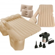 Saltea Autogonflabila pentru calatorii, 130 x 80 cm - Crem - Img 3