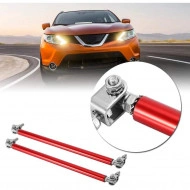 Set 2 Tije din Aluminiu reglabile pentru Consolidare Spoiler, lungime 20cm, culoare Rosu - Img 2