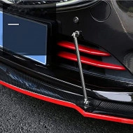 Set 2 Tije din Aluminiu reglabile pentru Consolidare Spoiler, lungime 20cm, IMITATIE CARBON - Img 3
