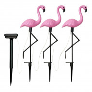 Set 3 x Lampa Solara estetica exterioara de gradina model "Flamingo" - Img 7