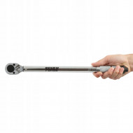 Set cheie dinamometrica din otel/crom, 1/2 inch, reglabila 28-210 Nm, cu 3 tubulare incluse si manusi - Img 4