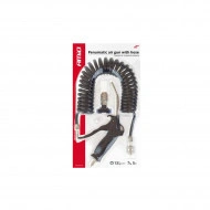 Set de suflat cu pistol, furtun spiralat, cuplaje, 13ATM - Img 2