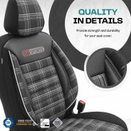 Set huse scaun auto PREMIUM, Universale, fractionate, OTOM GTI SPORT 807 - Img 8