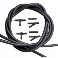 Set Universal cu 2 diuze spalare parbriz + furtunuri si accesorii de montaj - Img 4