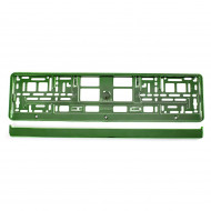 Suport numar inmatriculare din plastic, calitate Premium, culoare VERDE - Img 2