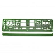 Suport numar inmatriculare din plastic, calitate Premium, culoare VERDE - Img 2
