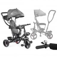 Tricicleta pentru copii Premium TRIKE FIX LITE - GRI - Img 2