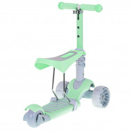 Tricicleta + Trotineta + Skateboard (3in1) roti iluminate LED - VERDE - Img 6