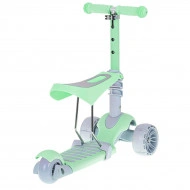 Tricicleta + Trotineta + Skateboard (3in1) roti iluminate LED - VERDE - Img 6
