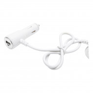 Adaptor bricheta auto tripla 12/24V, iluminata LED, cu intrerupator individual si 1 port USB, 5V, 2.1A - Img 6