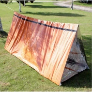 Cort de salvare pliabil, termic (NRC) pentru turism, alpinism, dimensiune 210 x 90 cm - Img 3