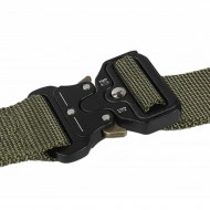 Curea Tactica pentru pantaloni, culoare Camuflaj cu catarama Neagra - Img 2