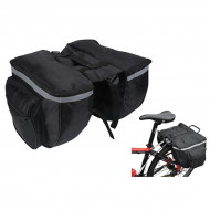 Geanta de transport negra pentru bicicleta cu 4 compartimente AVX-RW1 - Img 2