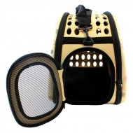 Geanta de transport pentru caine sau pisica culoare Beige AG644T - Img 7