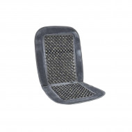 Huse auto cu bile de masaj din lemn si margine de plus gri CSM-01-Grey - Img 1