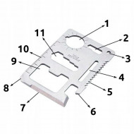 Kit complet de supravieturire format din 17 piese pentru camping, calatorii, offroad, ATV, SSV, model AVX-WT-SRV-62 - Img 5