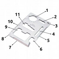 Kit complet de supravieturire format din 17 piese pentru camping, calatorii, offroad, ATV, SSV, model AVX-WT-SRV-62 - Img 5