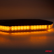 Rampa luminoasa girofar, culoare Orange, alimentare 12/24V, 48 LED-uri, protectie IP56, montaj cu magnet - Img 2