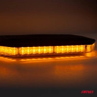 Rampa luminoasa girofar, culoare Orange, alimentare 12/24V, 48 LED-uri, protectie IP56, montaj cu magnet - Img 2