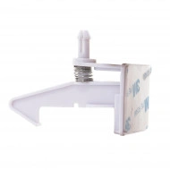 Set 10 blocaje protectie copii pentru sertare sau dulapuri, din plastic, culoare alba - Img 3