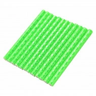 Set 12 ornamente din material reflectorizant pentru spite bicicleta, culoare verde